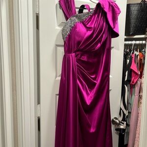 Elegant Pink Evening Dress